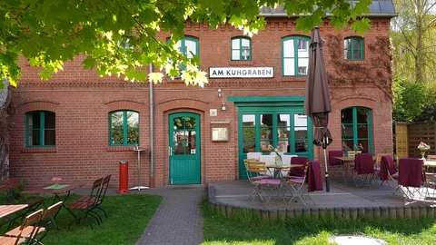 Kuhgraben Eingangsbereich mit Terrasse